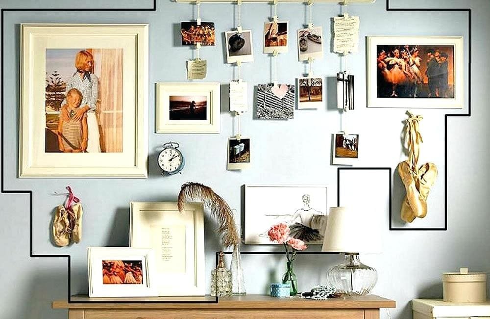 Creative DIY Photo Wall Ideas Using Frames